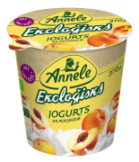ANNELE ekoloģisks jogurts bez laktozes, ar persikiem, 370g